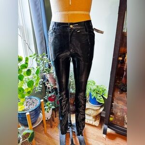 Lip Service Black Polyurethane Pants